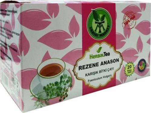 Herbal Tea Rezene Anason Karışık Bitki Çayı 20 Süzen Poşet