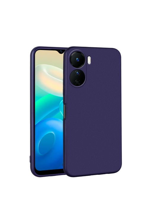 Vivo Y16 Kılıf Zore Esnek Mat Premier Silikon Kapak