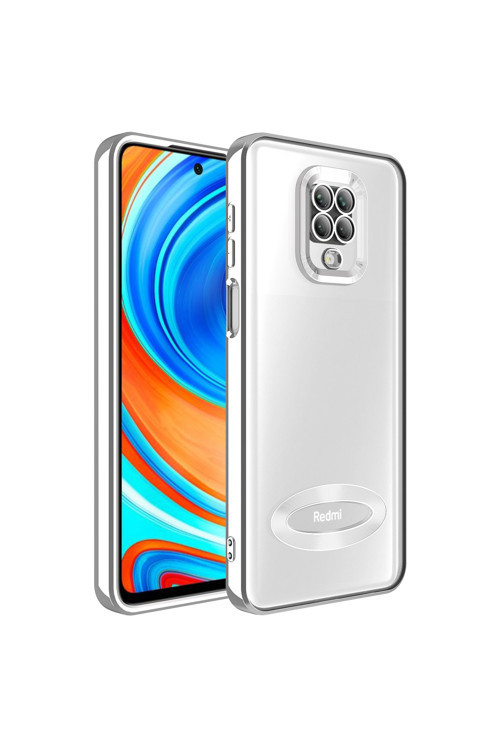 Xiaomi Redmi Note 9S Kılıf Kamera Korumalı Kenarı Renkli Zore Omega Kapak