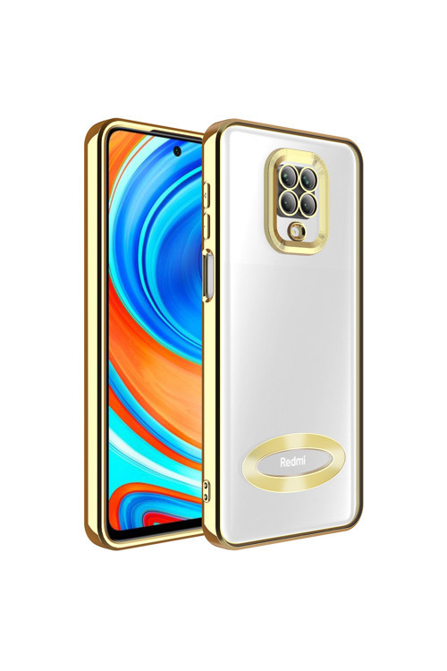 Xiaomi Redmi Note 9S Kılıf Kamera Korumalı Kenarı Renkli Zore Omega Kapak