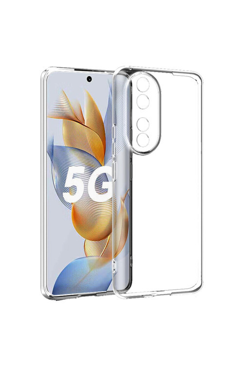 Huawei Honor 90 Kılıf Zore Şeffaf Süper Silikon Kapak