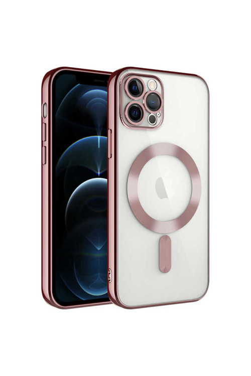 Apple İphone 13 Pro Kılıf Kamera Korumalı Magsafe Wireless Şarj Özellikli Zore Demre Kapak