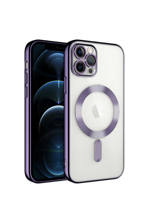 Apple İphone 13 Pro Kılıf Kamera Korumalı Magsafe Wireless Şarj Özellikli Zore Demre Kapak