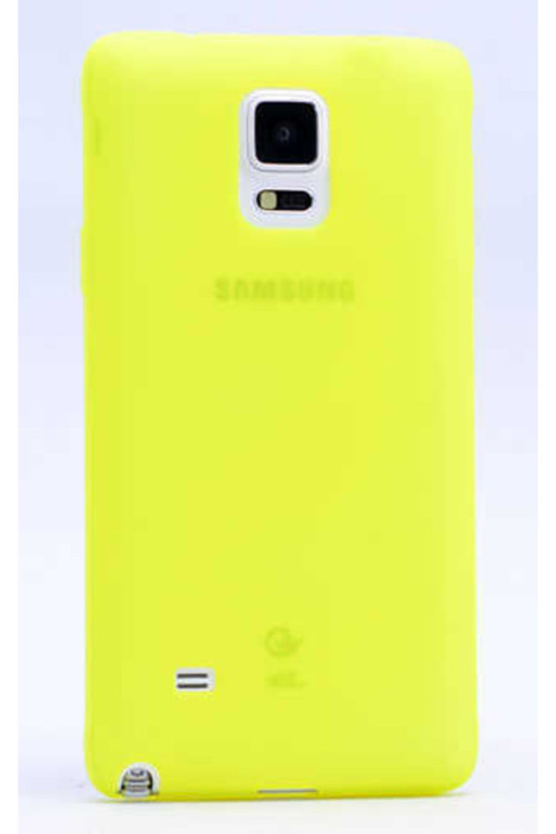 Samsung Galaxy Note 4 Uyumlu Kılıf Premier Mat Esnek Silikon Kapak