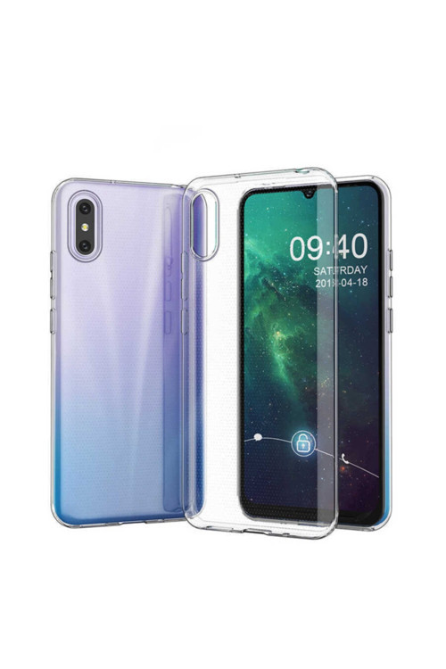 Xiaomi Redmi 9A Uyumlu Kılıf Şeffaf Süper Silikon Kamera Korumalı