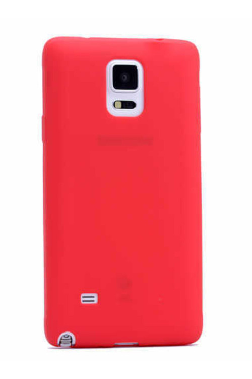 Samsung Galaxy Note 4 Uyumlu Kılıf Premier Mat Esnek Silikon Kapak