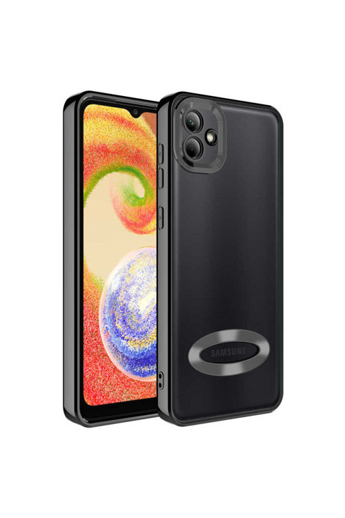 Samsung Galaxy A03 Kılıf Kamera Korumalı Logo Gösteren Zore Omega Kapak