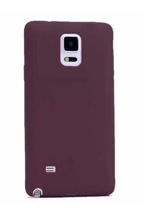 Samsung Galaxy Note 4 Uyumlu Kılıf Premier Mat Esnek Silikon Kapak