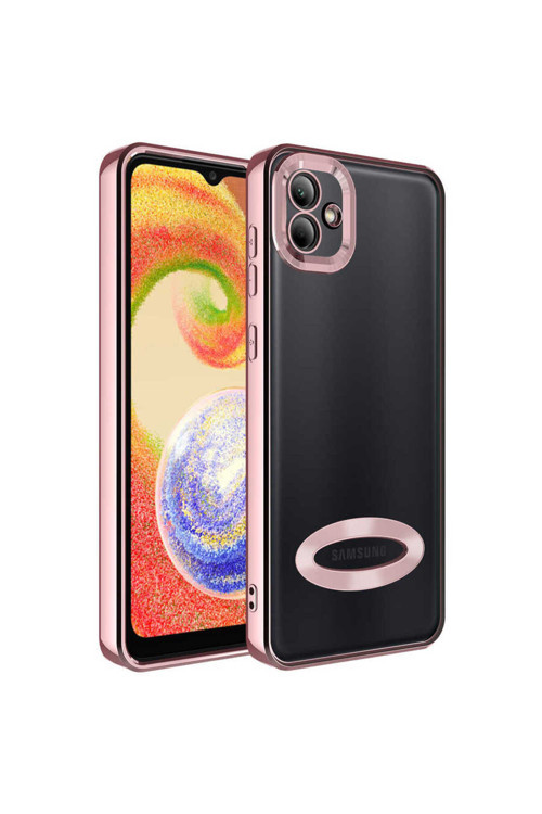 Samsung Galaxy A03 Kılıf Kamera Korumalı Logo Gösteren Zore Omega Kapak