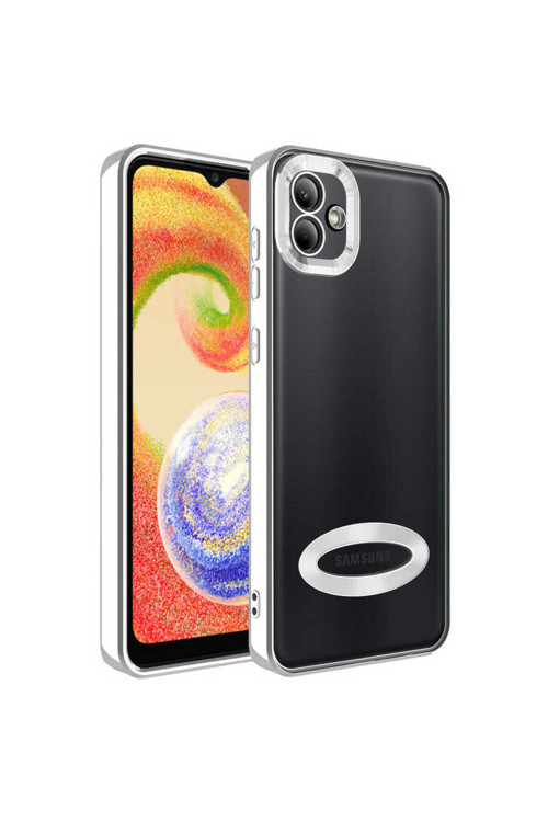 Samsung Galaxy A03 Uyumlu Kılıf Kamera Korumalı Logo Gösteren Omega Kapak