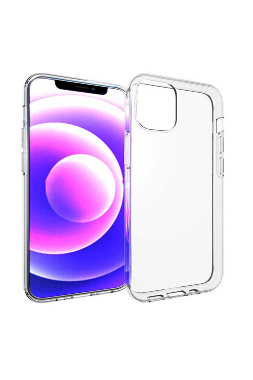 Apple İphone 15 Plus Kılıf Zore Şeffaf Süper Silikon Kapak