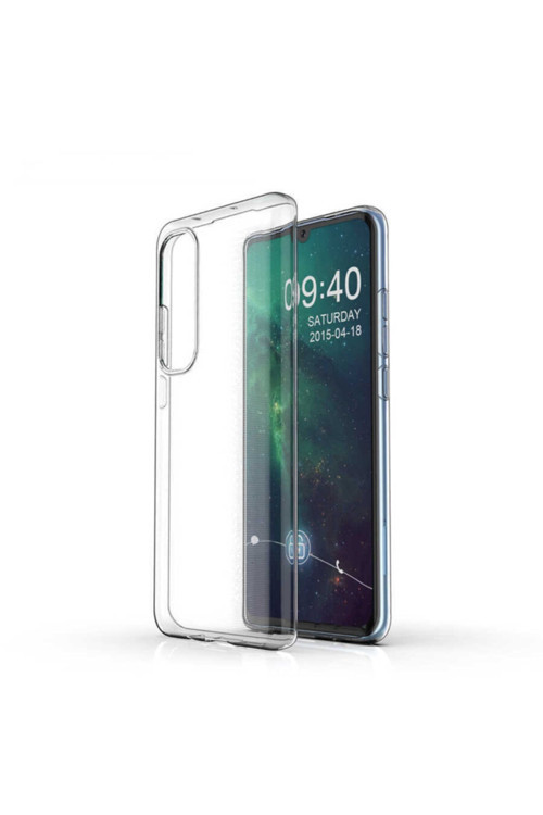 Xiaomi Mi Note 10 Lite Uyumlu Kılıf Şeffaf Süper Silikon Kamera Korumalı