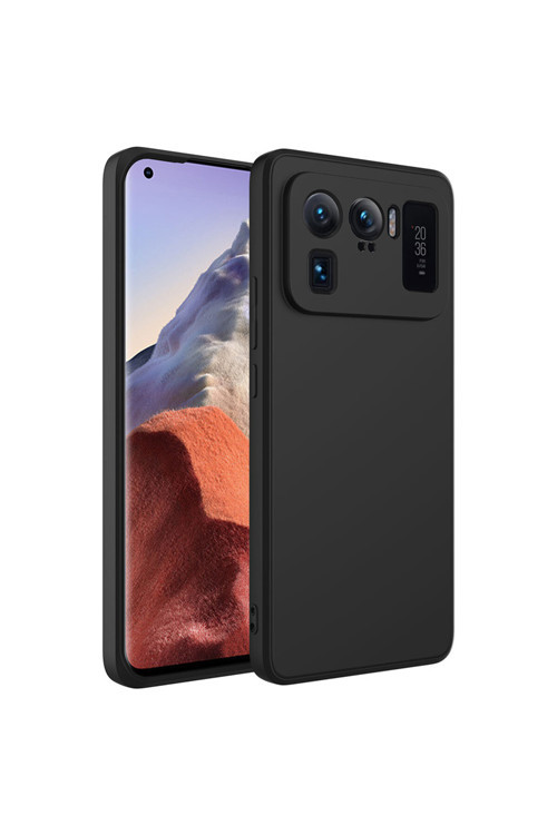 Xiaomi Mi 11 Ultra Kılıf Mara İçi Kadife Dışı Mat Lansman Kapak