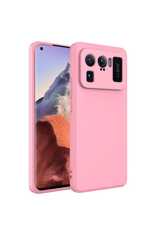 Xiaomi Mi 11 Ultra Kılıf Mara İçi Kadife Dışı Mat Lansman Kapak