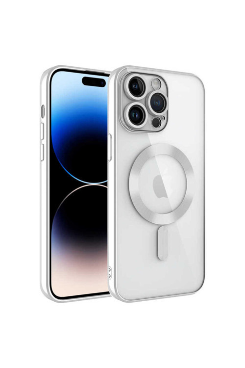 Apple İphone 14 Pro Kılıf Kamera Korumalı Magsafe Wireless Şarj Özellikli Zore Demre Kapak