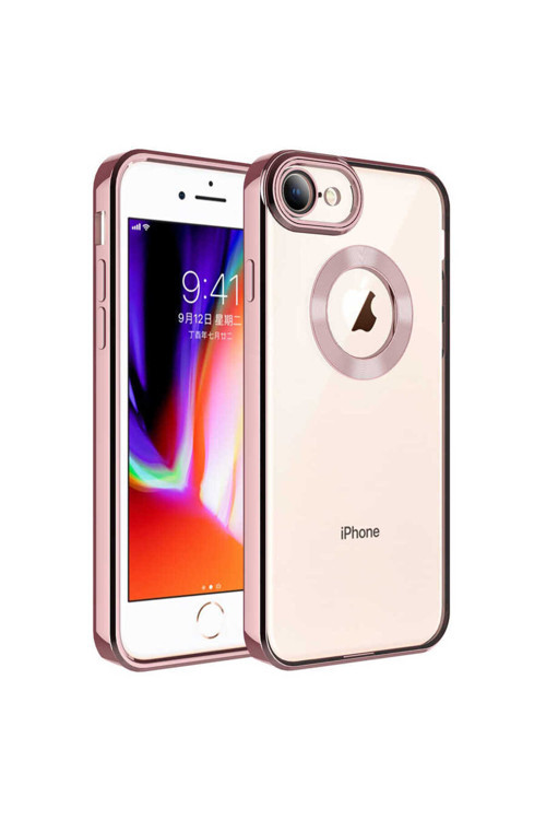 Apple İphone Se 2022 Kılıf Kamera Korumalı Logo Gösteren Zore Omega Kapak
