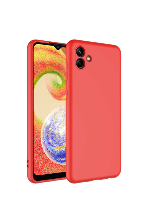 Samsung Galaxy A04 Kılıf Mara İçi Kadife Dışı Mat Lansman Kapak