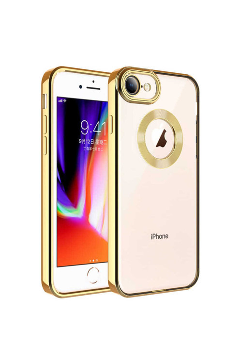 Apple İphone Se 2022 Kılıf Kamera Korumalı Logo Gösteren Zore Omega Kapak