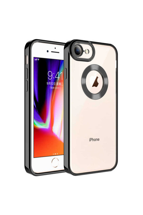 Apple İphone Se 2022 Kılıf Kamera Korumalı Logo Gösteren Zore Omega Kapak