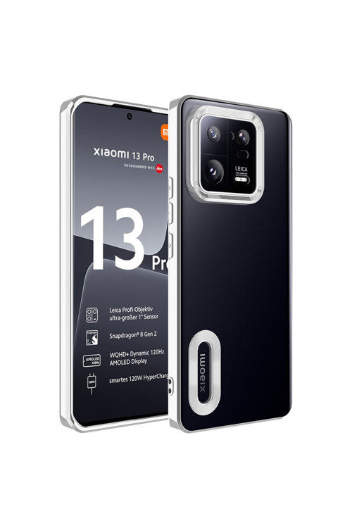 Xiaomi Mi 13 Pro Kılıf Kamera Korumalı Kenarı Renkli Zore Omega Kapak