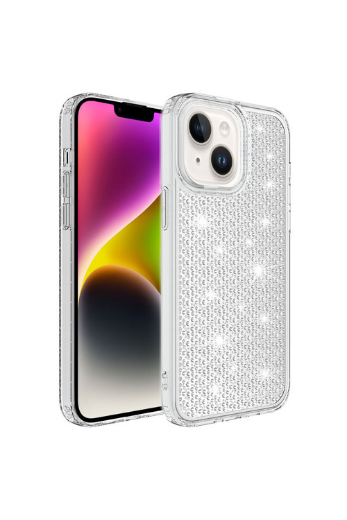 Apple İphone 14 Kılıf Airbagli Parlak Tasarımlı Zore Snow Kapak