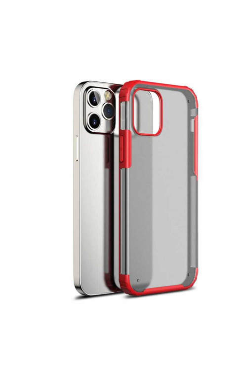 İphone 12 Pro Max Uyumlu Klfs Volks Kılıf-Kırmızı