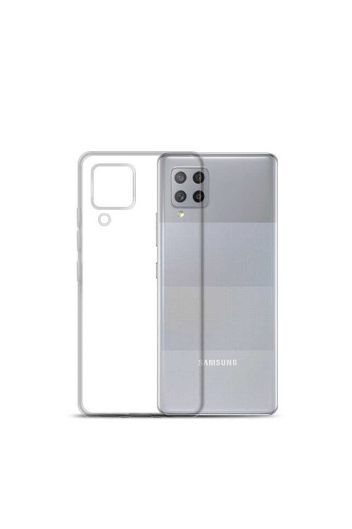 Galaxy M22 Kılıf Şeffaf Süper Silikon Kapak