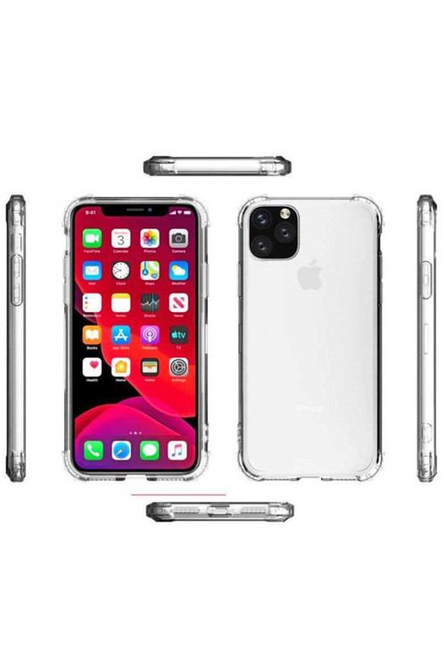İphone 12 Uyumlu Klfs Nitro Anti Shock Silikon-Renksiz
