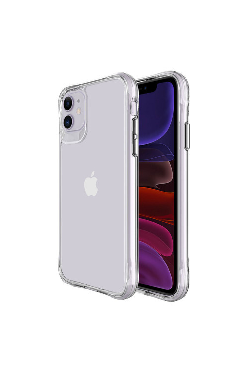 Apple İphone 11 Kılıf Zore Şeffaf Ultra İnce Airbag Tasarımlı Okka Kapak