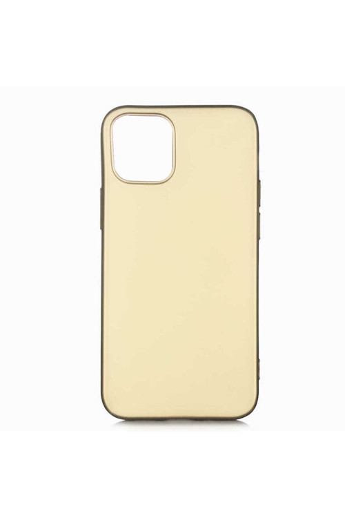 İphone 12 Pro Max Uyumlu Klfs Premier Silikon Kılıf-Gold