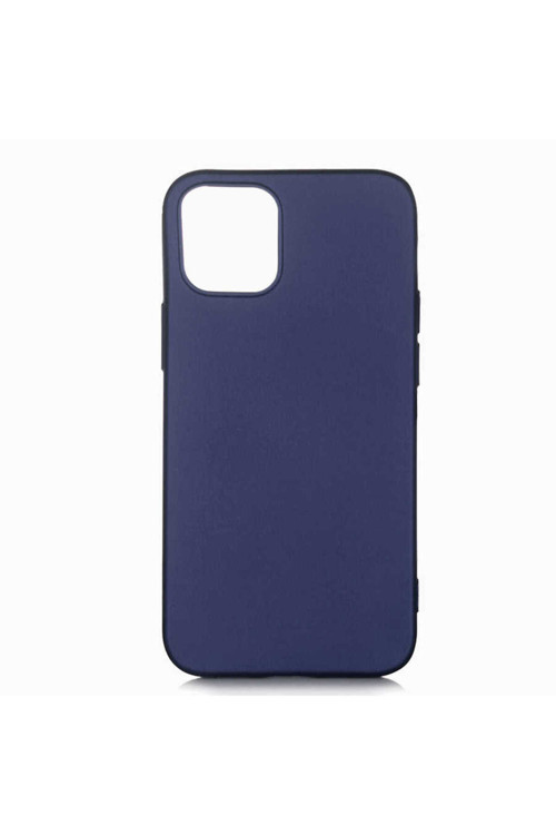 İphone 12 Pro Max Uyumlu Klfs Premier Silikon Kılıf-Lacivert