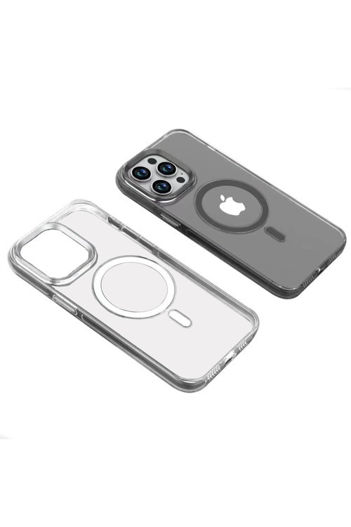 Apple İphone 14 Pro Max Kılıf Zore Wireless Şarj Özellikli Şeffaf Efsane Kapak