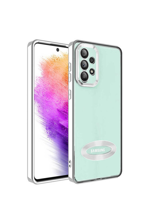 Samsung Galaxy A53 5G Kılıf Kamera Korumalı Logo Gösteren Zore Omega Kapak