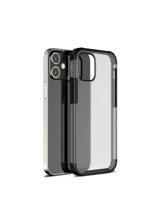 İphone 12 Uyumlu Klfs Volks Kılıf-Siyah