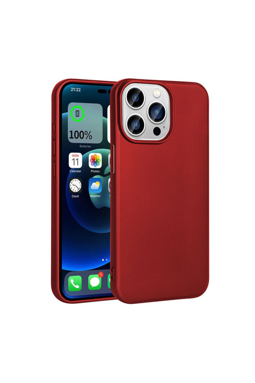 Apple İphone 15 Pro Max Kılıf Zore Esnek Mat Premier Silikon Kapak