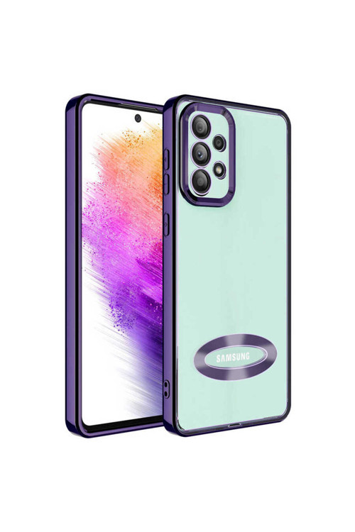 Samsung Galaxy A53 5G Kılıf Kamera Korumalı Logo Gösteren Zore Omega Kapak