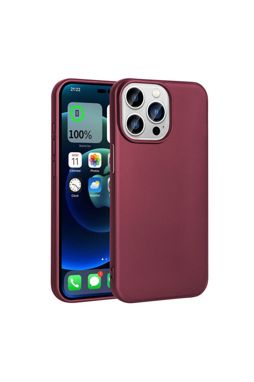 Apple İphone 15 Pro Max Kılıf Zore Esnek Mat Premier Silikon Kapak