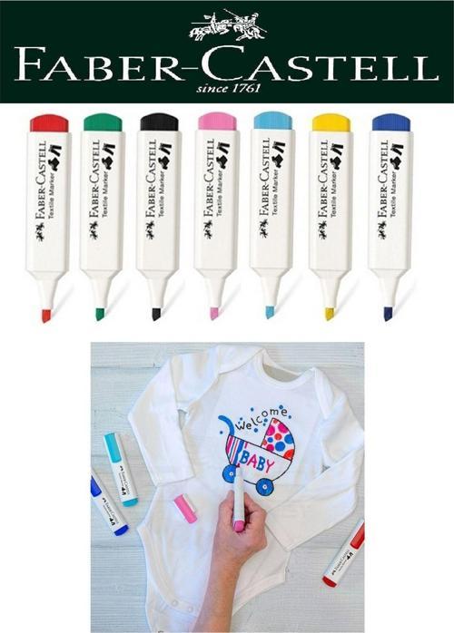 Faber-Castell Tekstil Kalemi 7'li Set