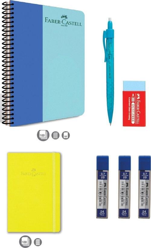 Faber-Castell Mavi Defter Seti