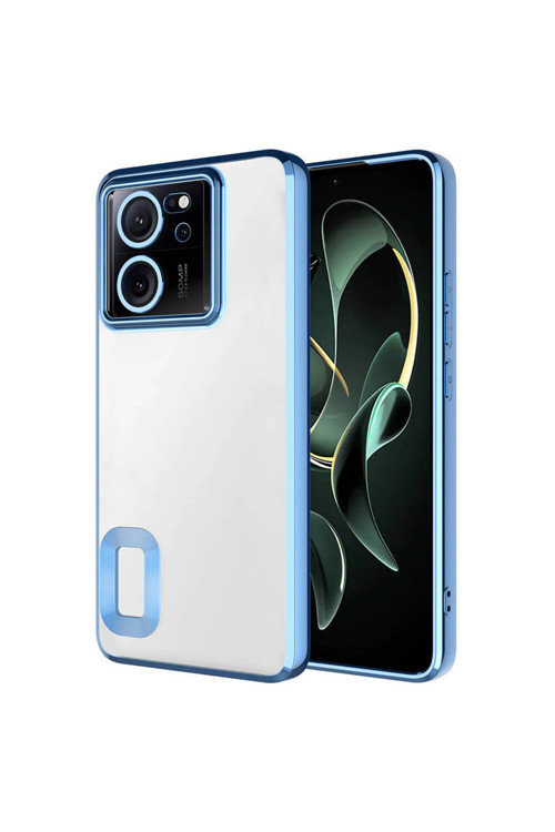 Xiaomi Mi 13T Kılıf Kamera Korumalı Logo Gösteren Zore Omega Kapak