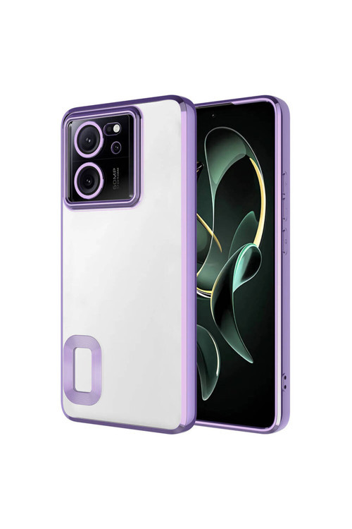 Xiaomi Mi 13T Kılıf Kamera Korumalı Logo Gösteren Zore Omega Kapak