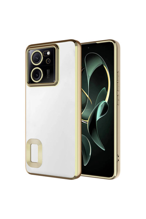Xiaomi Mi 13T Kılıf Kamera Korumalı Logo Gösteren Zore Omega Kapak