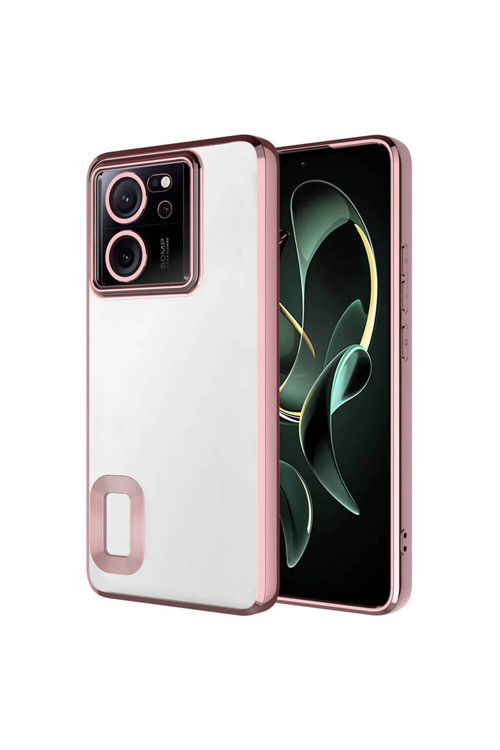 Xiaomi Mi 13T Kılıf Kamera Korumalı Logo Gösteren Zore Omega Kapak