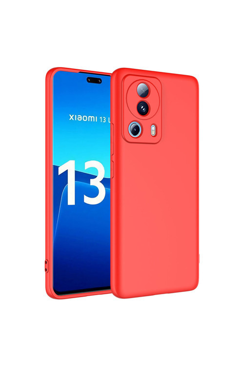 Xiaomi Mi 13 Lite Kılıf Mara İçi Kadife Dışı Mat Lansman Kapak