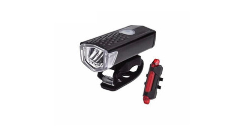 XBYC 6116 BİSİKLET FAR SET SİYAH