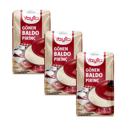 Gönen Baldo Pirinç 1 kg x3