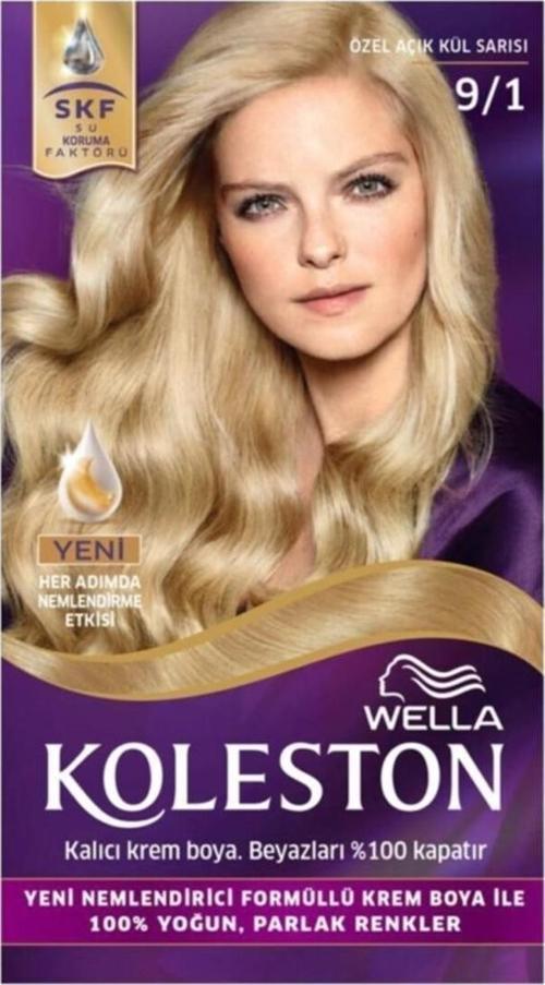 Koleston Set Özel Açık Kül Sarısı Saç Boyası 9/1