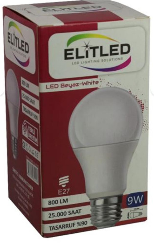 9W Beyaz Led Ampül