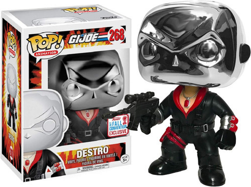 Pop! Animasyon: G.I.Joe - Destro | 2017 Nycc Güz Kongre Münhasır # 268"