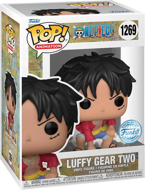 Pop! Animasyon One Piece Luffy Gear Two - Special Edition Çok Renkli Özel Vinil Figür #1269 -